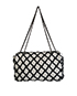 Medium Canebiers Net Flap Bag, back view